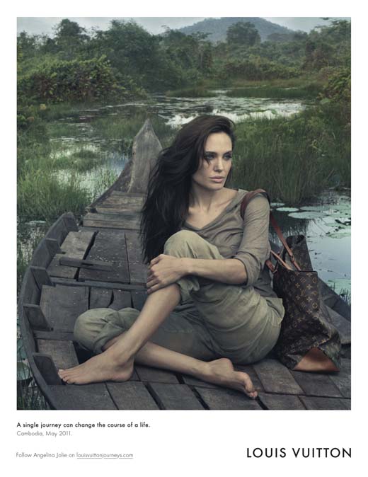 Angelina Jolie on Louis Vuitton